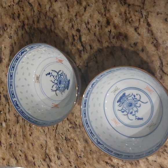 Vintage Chinese soup 2 bowls - Picture 5 of 7